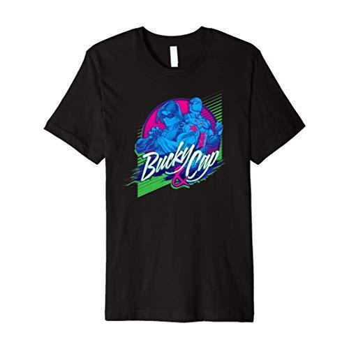 Tシャツ キャラクター ファッション G8VPF0X6GQK Marvel Bucky Barnes and Captain America Best Frie