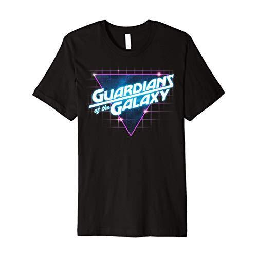 Tシャツ キャラクター ファッション MYH1NMCMV58 Marvel Guardians of the Galaxy Retro Logo Premium
