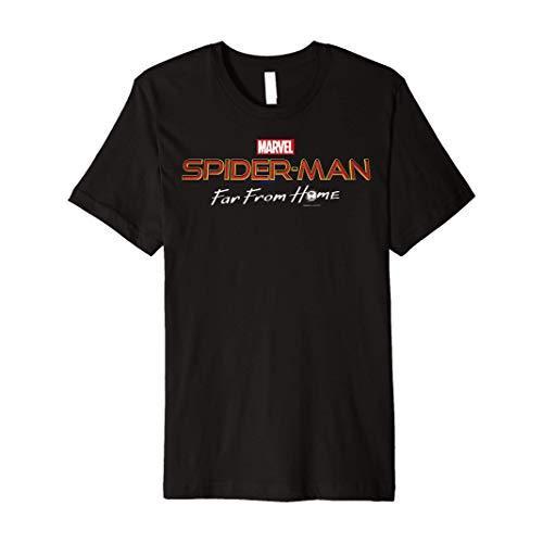 マーベル Marvel スパイダーマン ファー・フロム・ホームロゴ 半袖Tシャツ メンズ 【Sサイズ】 ブ｜maniacs-shop