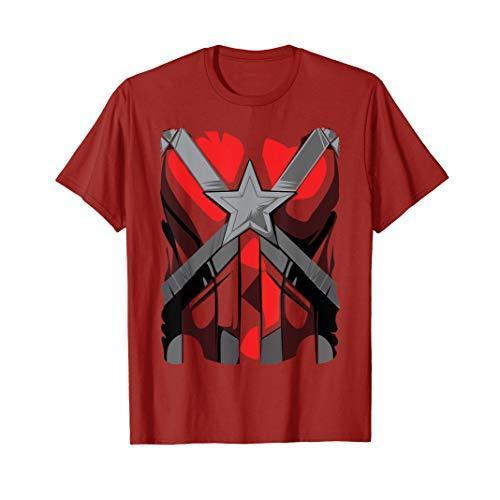 Tシャツ キャラクター ファッション A57WNG40DY3 Marvel Black Widow Red Guardian Costume Halloween｜maniacs-shop