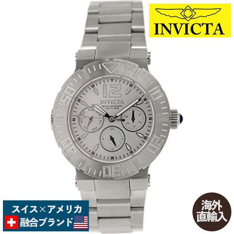 腕時計 インヴィクタ インビクタ 14749 Invicta Angel Multi-Function Silver Dial Stainless Steel La
