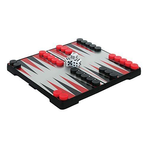 ボードゲーム 英語 アメリカ 99967 Outside Inside Backpack Backgammon, Compact, Foldable, Magnetic,｜maniacs-shop