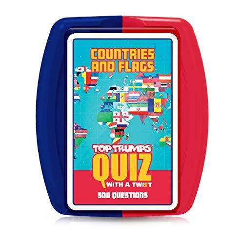ボードゲーム 英語 アメリカ 036450 Top Trumps Countries and Flags: Quiz Games - Trivia Quiz - Kids