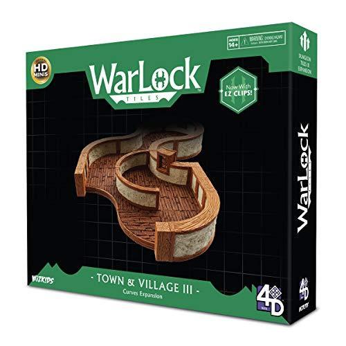 ボードゲーム 英語 アメリカ 16519 Warlock Tiles: Town & Village III - Curves | RPG Mini Scenery | W｜maniacs-shop