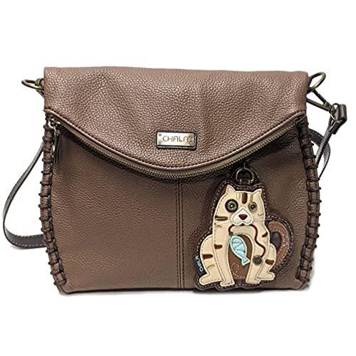 chala バッグ パッチ Chala Charming Crossbody Bag Shoulder Handbag With Flap Top and Zipper Brown (Coin P