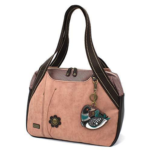 chala バッグ パッチ CHALA Bowling Bag - Loon Bird - Dusty Rose