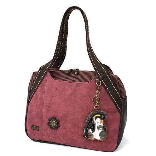 chala バッグ パッチ CHALA Bowling Bag - Penguin - Burgundy