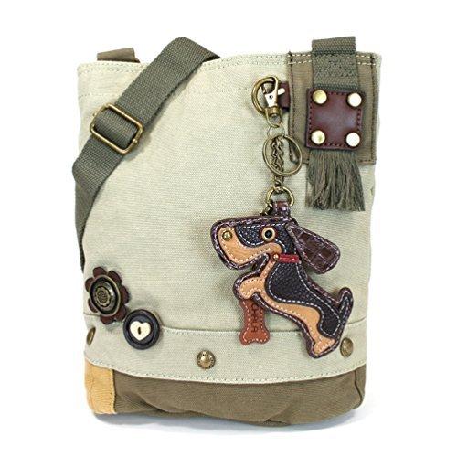 CHALA Women's Crossbody Handbag – Rooster & Olive Print | Adjustable Strap, Top Zip | Includes Detachable Coin Purse - View #11