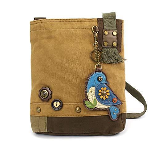 chala バッグ パッチ 6892592 Chala Patch Cross-Body Women Handbag， Canvas Messenger Bag (Blue Bird Brown)