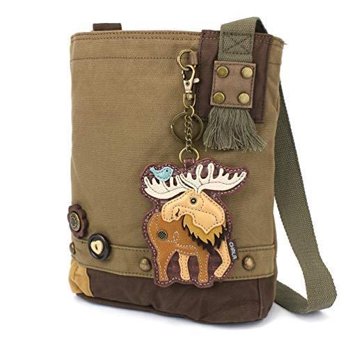 CHALA Canvas Crossbody Bag For Women - Adjustable Messenger Purse With Detachable Key Fob - View #6