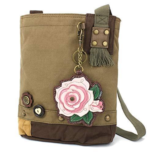 chala バッグ パッチ CHALA Women Handbag Patch Crossbody - Pink Rose - Olive