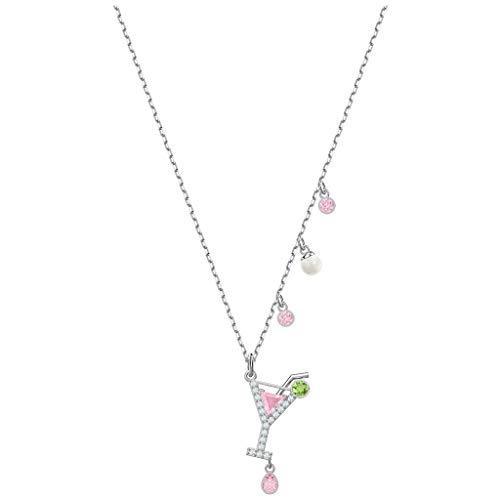 スワロフスキー ネックレス クリスタル 5443012 Swarovski No Regrets Cocktail Pendant, Rhodium P