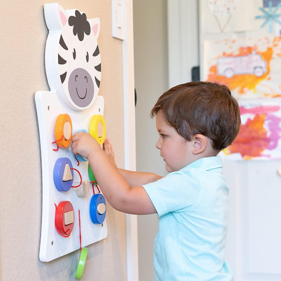 知育玩具 ラーニングアドバンテージ パズル 50681 SPARK & WOW Zebra Activity Wall Panel | Ages