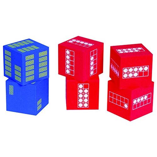 知育玩具 ラーニングアドバンテージ パズル 7297 Learning Advantage 7297 Ten Frame Foam Dice，