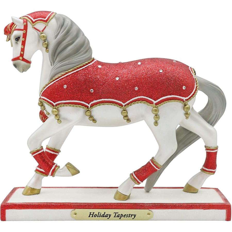エネスコ Enesco 置物 インテリア 6009480 Enesco Trail of Painted Ponies Holiday Tapestry Figurine， 7