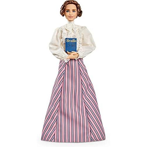 バービー バービー人形 GYH02 Barbie Inspiring Women Helen Keller Doll (12-inch) Wearing Blouse and Sk