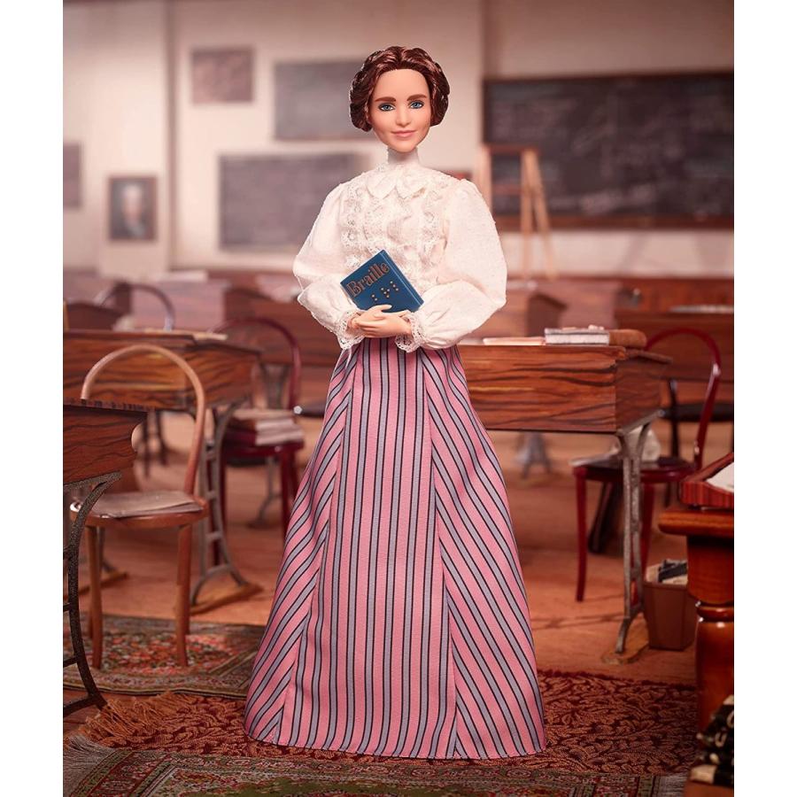 バービー バービー人形 GYH02 Barbie Inspiring Women Helen Keller Doll (12-inch) Wearing Blouse and Sk_1