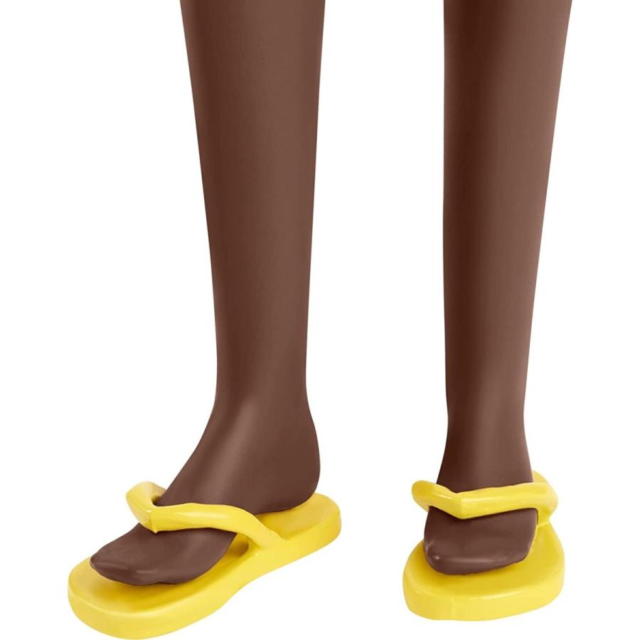バービー バービー人形 GRB37 Barbie Loves The Ocean Doll with Brown Hair Weariing Tropical Print Dres