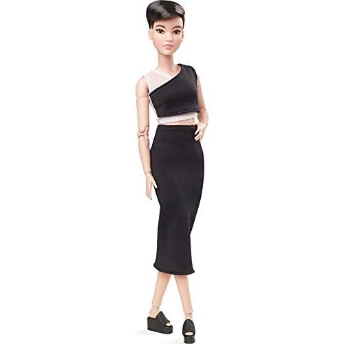 バービー バービー人形 バービールック GXB29 Barbie Signature Looks Doll (Petite， Brunette Pixi