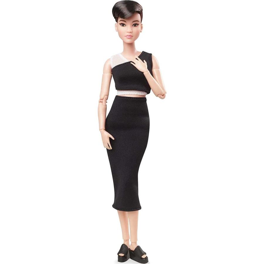 バービー バービー人形 バービールック GXB29 Barbie Signature Looks Doll (Petite， Brunette Pixi_2