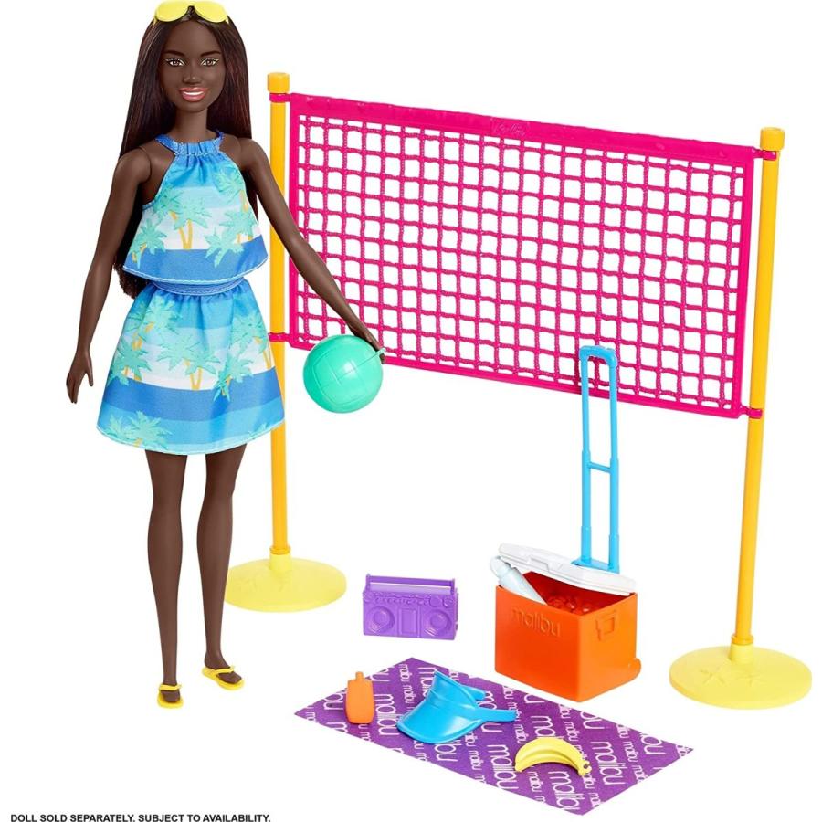 バービー バービー人形 日本未発売 GYG18 Barbie Loves The Ocean Beach-Themed Playset， with Volley_4