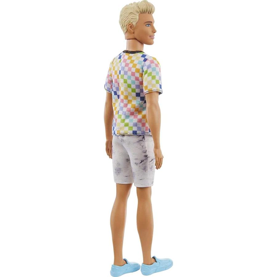 バービー バービー人形 ケン GRB90 Barbie Fashionistas Ken Doll #174 with Sculpted Blonde Hair Weariの画像