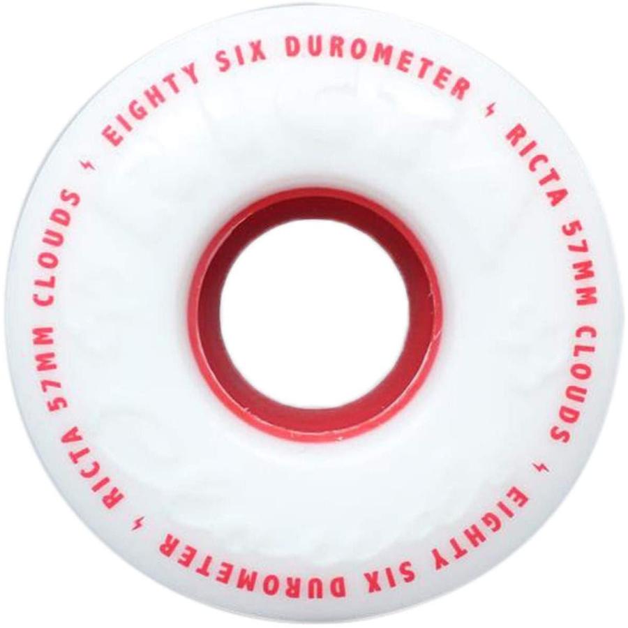 ウィール タイヤ スケボー RIWH063 RICTA 57mm Clouds Red 86a Skateboard Wheels - Red_3