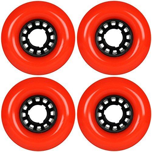 ウィール タイヤ スケボー NOVA-76-ORN-SM-RS x4 TGM Skateboards Longboard Wheels 76mm Smooth Orange S