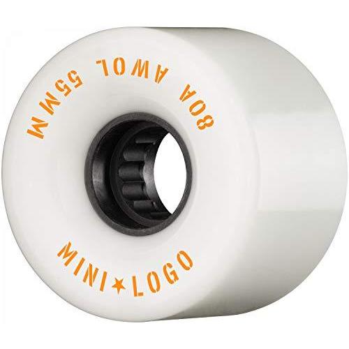 ウィール タイヤ スケボー WSBAMLA558004W4 Mini Logo? A.W.O.L. ? 55mm x 80A ? White