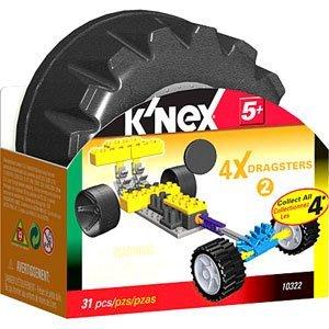 ケネックス 知育玩具 パズル K'NEX 4X Dragsters - Yellow