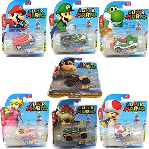 Hot Wheels スーパーマリオ ミニカーセット ホットウィール Hot Wheels スーパーマリオ キャラクターカー 7