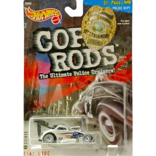 ホットウィール マテル ミニカー 1 Hot Wheels 1999 Cop Rods: Providence RI Fat Fendered '40