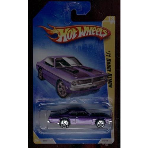 ホットウィール マテル ミニカー 1 Hot Wheels 2009-013 '71 1971 PURPLE Dodge Demon New Models 1:64