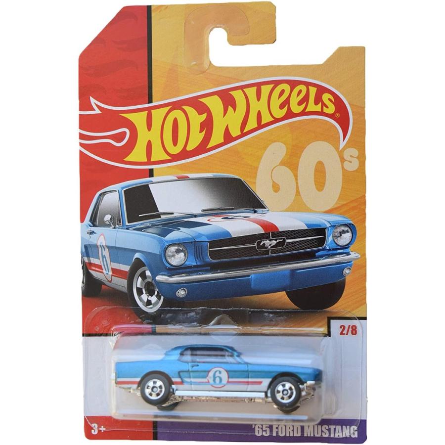ホットウィール マテル ミニカー 2/8 Hot Wheels 1:64 Scale die cast Exclusive Heritage [Blue] '65