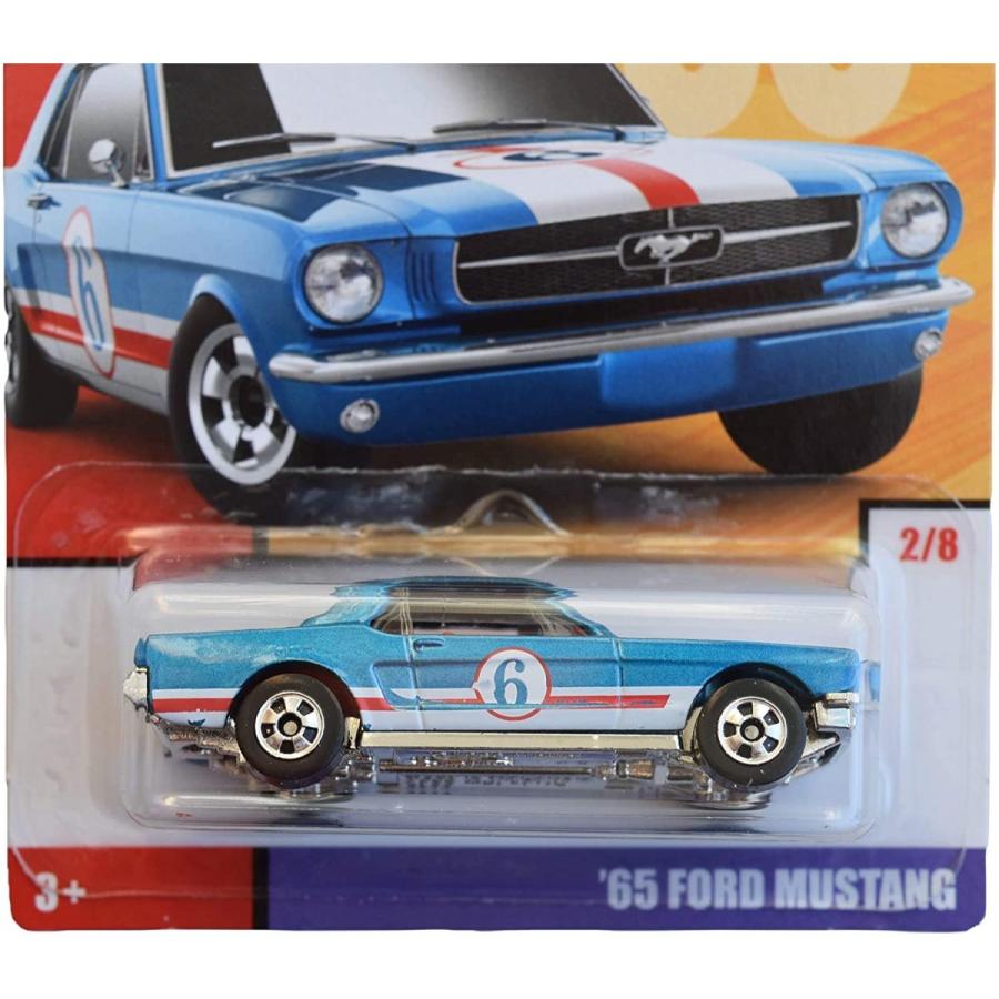 ホットウィール マテル ミニカー 2/8 Hot Wheels 1:64 Scale die cast Exclusive Heritage [Blue] '65