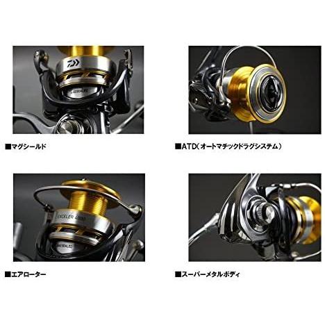 リール Daiwa ダイワ 5.39 x 5.35 x 3.62 inches; 12.64 Ounces Daiwa (Spinning Reel 17 Ekusera 2004H (2000の画像