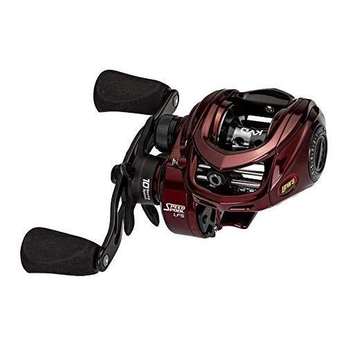 リール Lew's Fishing Lews Fishing KVD1H Lew's KVD 6.2:1 Right Hand Baitcast Reel , Maroon