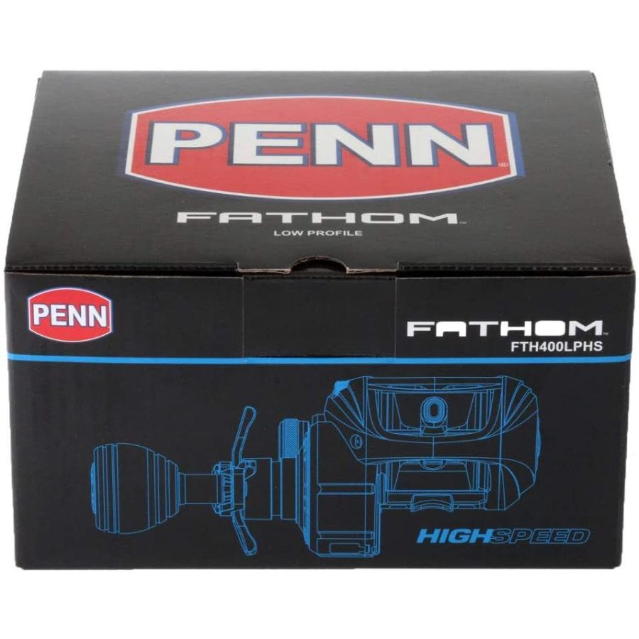 リール ペン Penn FTH400LPHS Fathom Low Profile Reel Black Gold