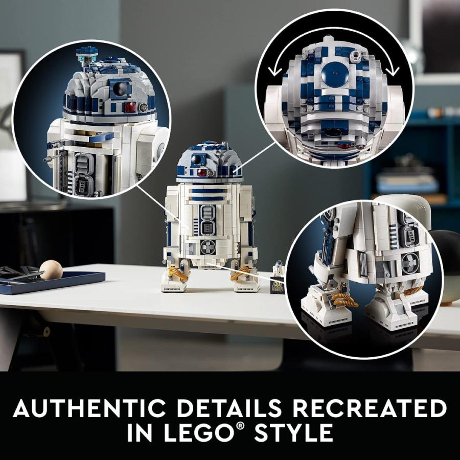 レゴ スターウォーズ 6333022 LEGO Star Wars R2-D2 75308 Droid Building Set for Adults, Collectible Dis｜maniacs-shop｜03