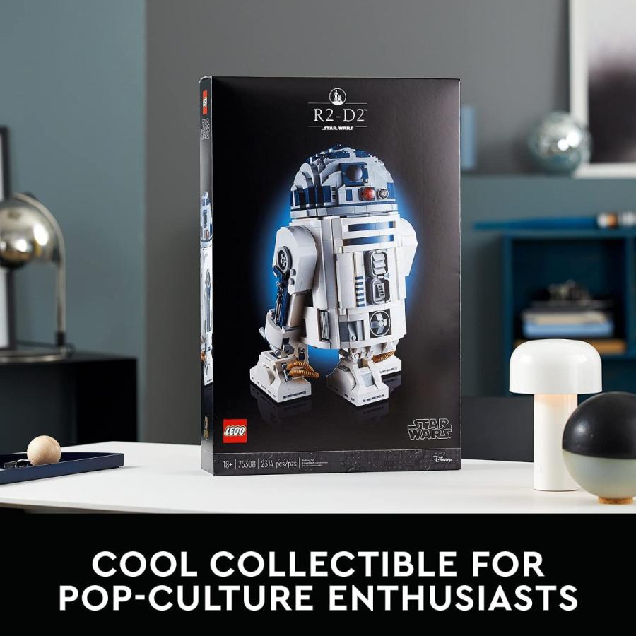 レゴ スターウォーズ 6333022 LEGO Star Wars R2-D2 75308 Droid Building Set for Adults, Collectible Dis｜maniacs-shop｜05