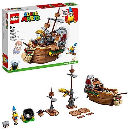 レゴ 71391 LEGO Super Mario Bowser's Airship 1，152 Piece Building Kit， Unveils Detailed Interior， Includes K