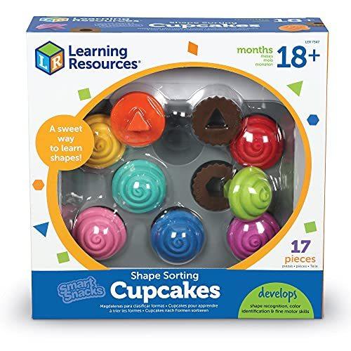 知育玩具 パズル ブロック LER7347 Learning Resources Smart Snacks Shape Sorting Cupcakes - Toddler G
