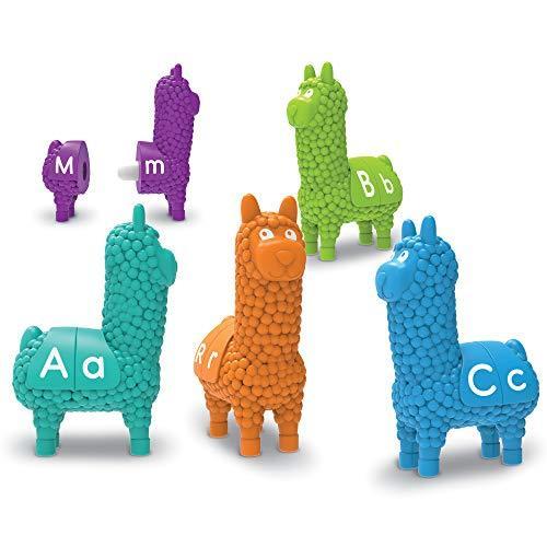 知育玩具 パズル ブロック LER6713 Learning Resources Snap-n-Learn Llamas - 26 Pieces， Ages 18 months