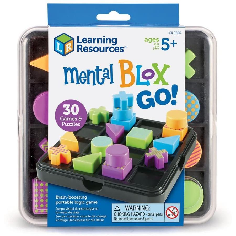 知育玩具 パズル ブロック LER9286 Learning Resources Mental Blox Go! - Ages 5+， Educational Travel G_4