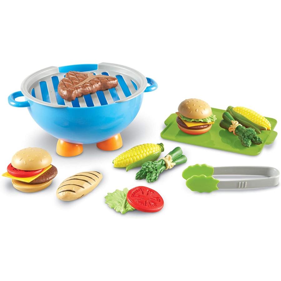 知育玩具 パズル ブロック LER9260-D Learning Resources New Sprouts Grill It!， Play Food， Ages 18 mos_1