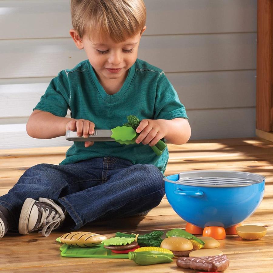 知育玩具 パズル ブロック LER9260-D Learning Resources New Sprouts Grill It!， Play Food， Ages 18 mos_2