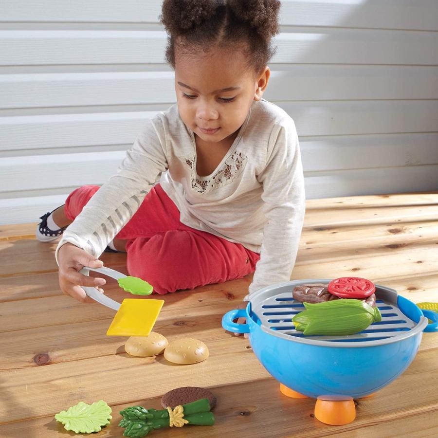 知育玩具 パズル ブロック LER9260-D Learning Resources New Sprouts Grill It!， Play Food， Ages 18 mos_3
