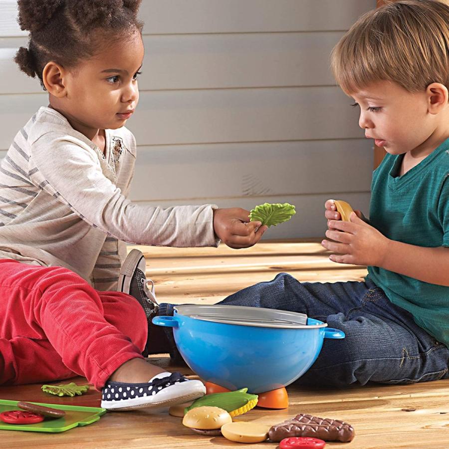 知育玩具 パズル ブロック LER9260-D Learning Resources New Sprouts Grill It!， Play Food， Ages 18 mos_4