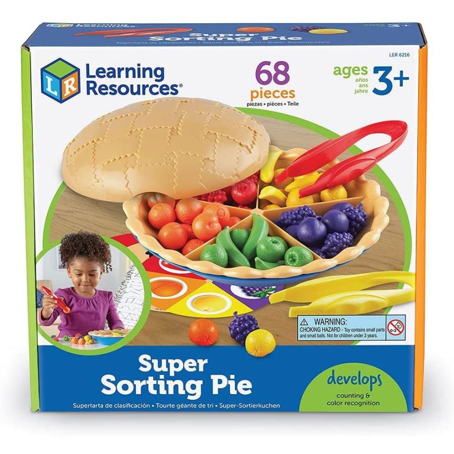 知育玩具 パズル ブロック LER6216 Learning Resources Super Sorting