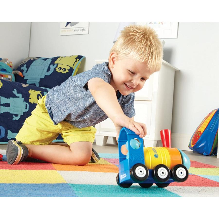 知育玩具 パズル ブロック LER2859 Learning Resources 1-2-3 Build It! Rocket-Train-Helicopter - 17 Pi_4